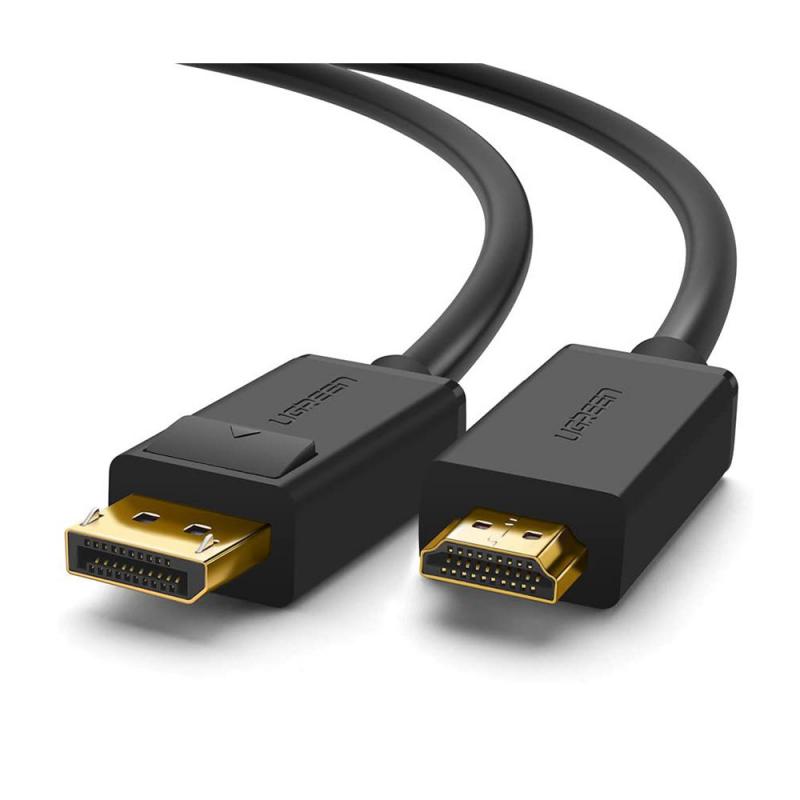 ตัวแปลง UGREEN DP Male to HDMI 4K Male Cable 3M. (10203) Black