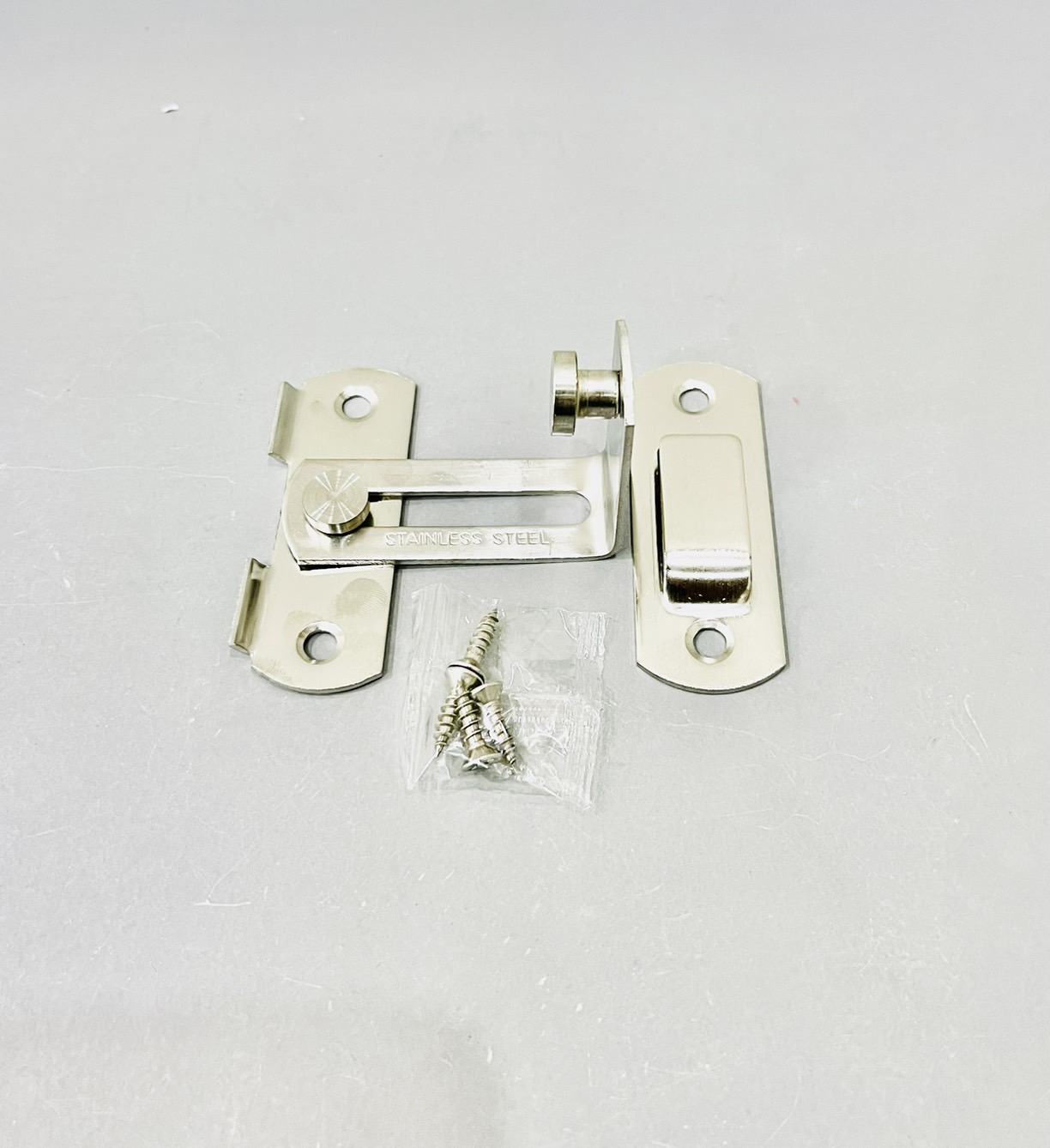 กลอนสับห้องน้ำ 4" รุ่นสับหมุด 90องศา