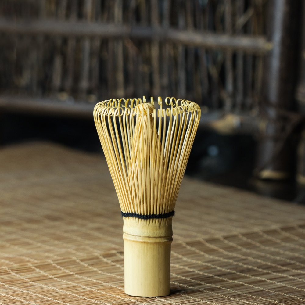 แปรงไม้ไผ่ แปรงมัทฉะ แปรงชงชาญี่ปุ่น มี 120 เส้น