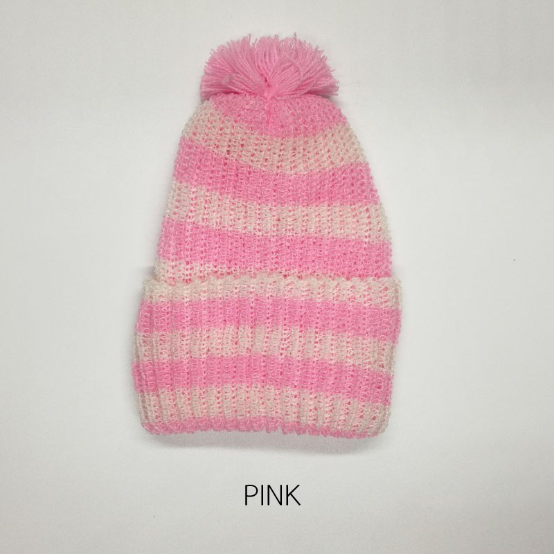 ขายส่ง หมวกไหมพรมเด็กแรกเกิด รุ่นหมวกเปล่าม้าลายเล็ก (ราคาต่อโหล) nongnini1988