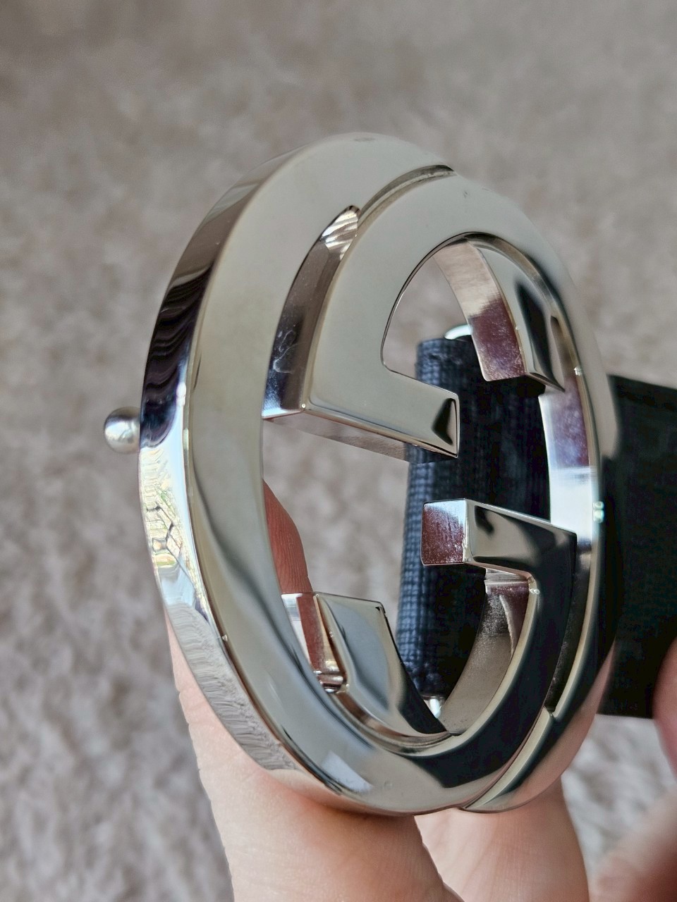 Gucci GG Supreme Belt with G Buckle