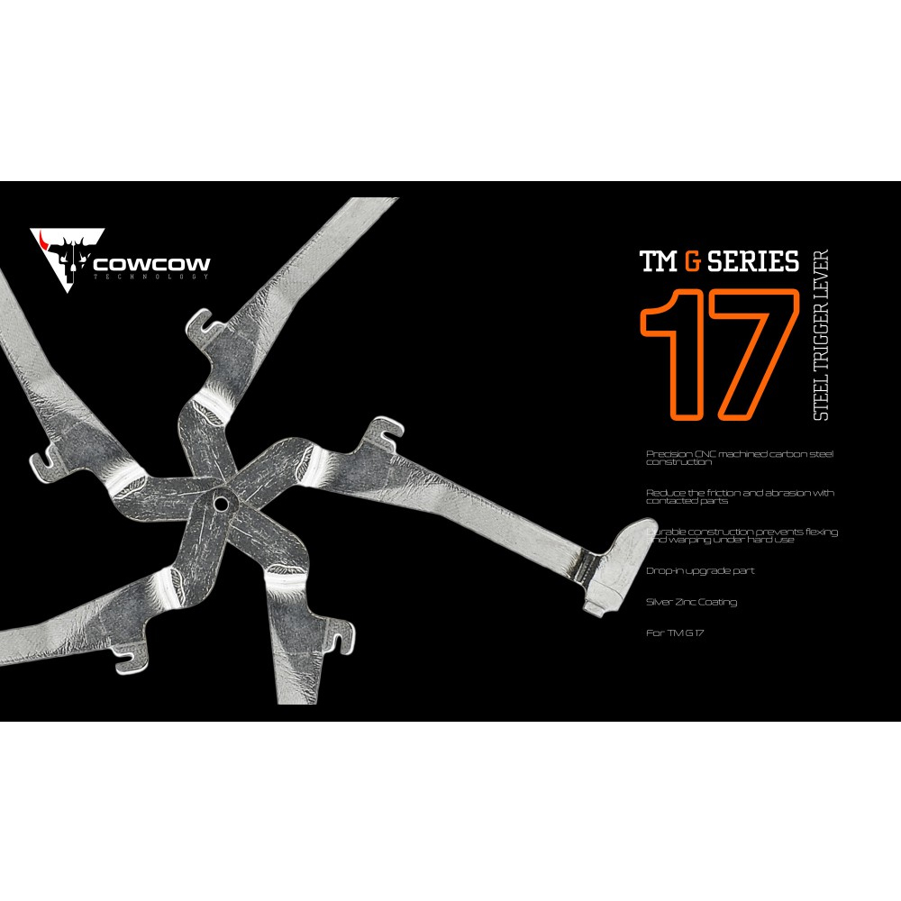 CowCow Steel Trigger Lever For Marui G17