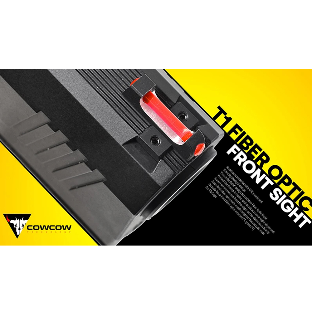 COWCOW T1 Fiber Optic Front Sight For Marui Hi-CAPA