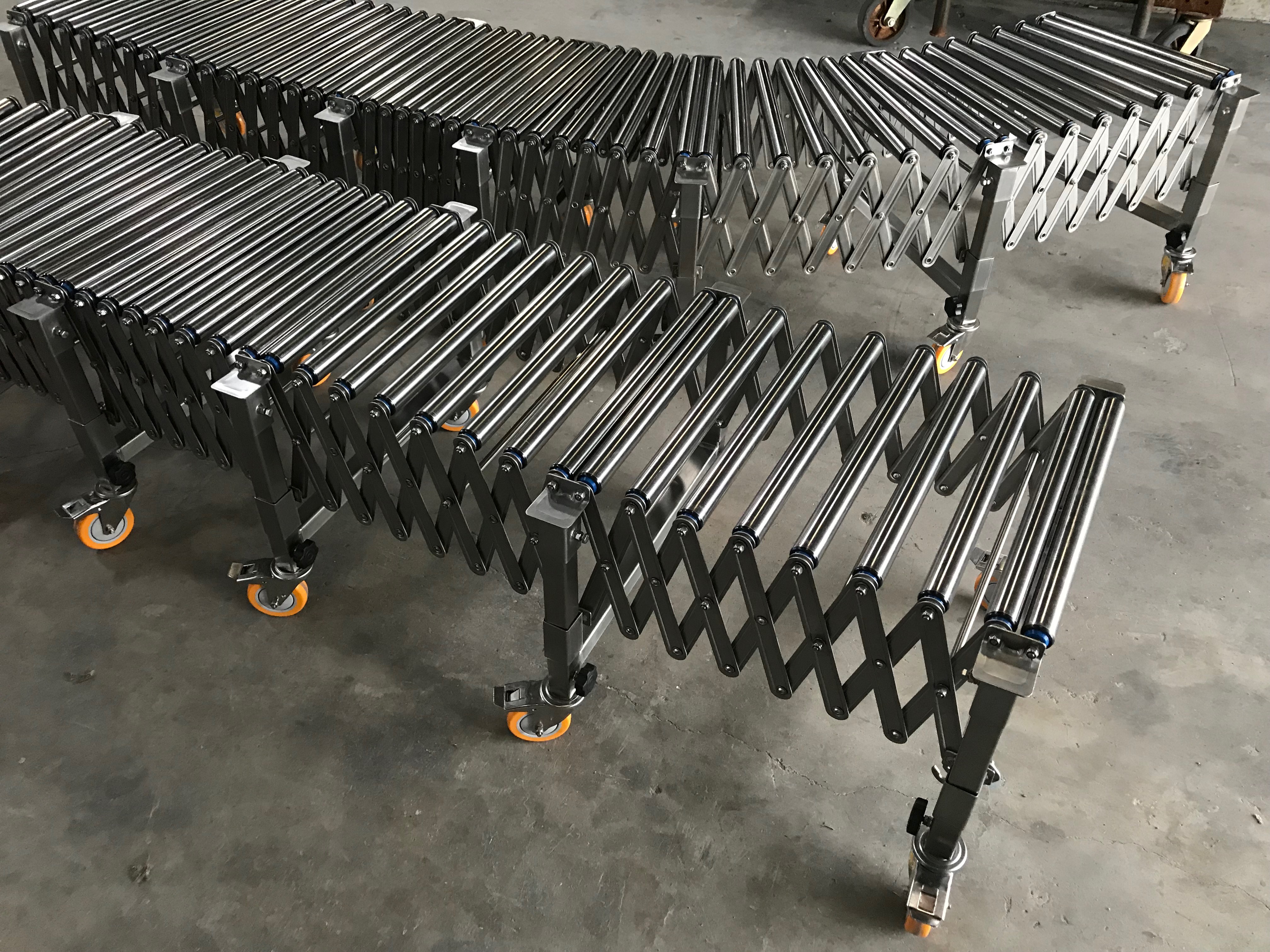 Extendaflex รางลูกกลิ้ง ยืดหดได้ EXR321-4040 spec W40 x L400( max ) x H( 55-85 )