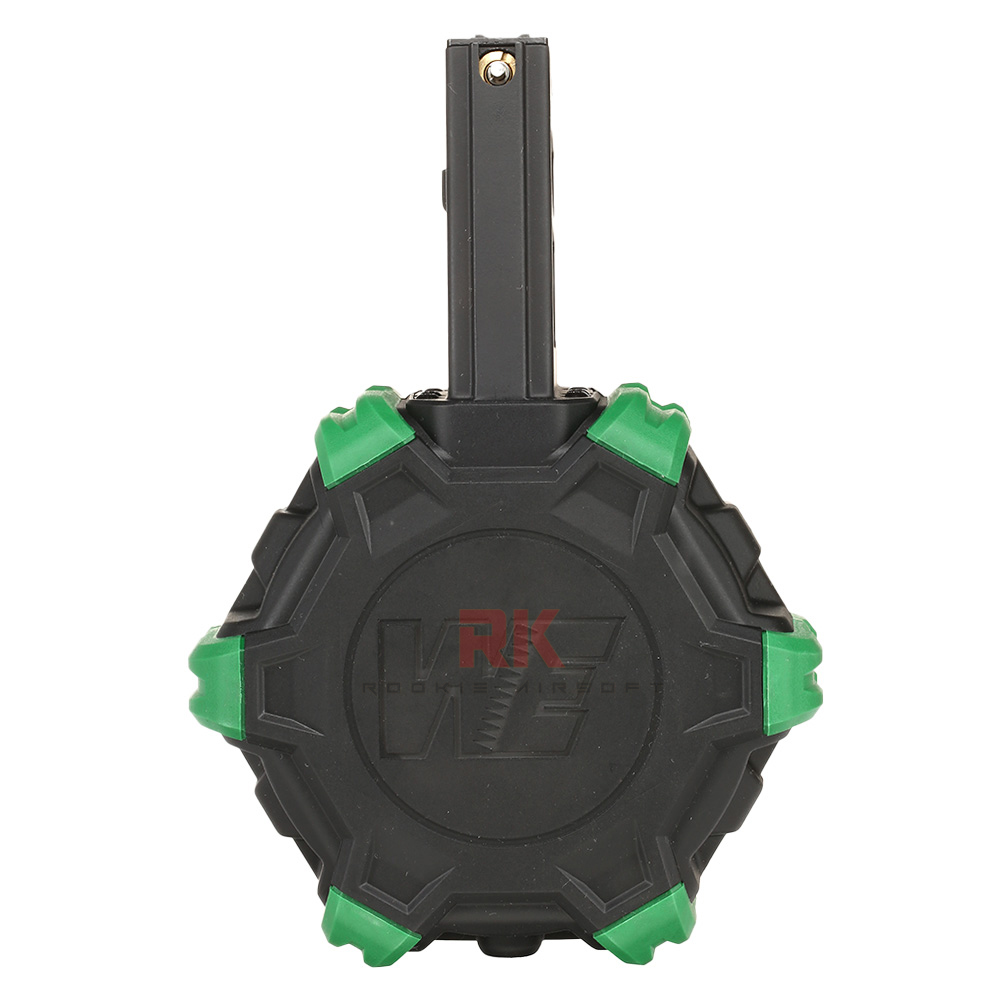 WE 350rds Drum Magazine for AR / M4 GBB (Black)