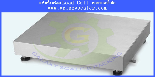 Galaxy scale แท่นชั่งสเตลเลส 1 Load Cell ขนาด 25x25ถึง80x80 cm แท่นชั่งสเตลเลส