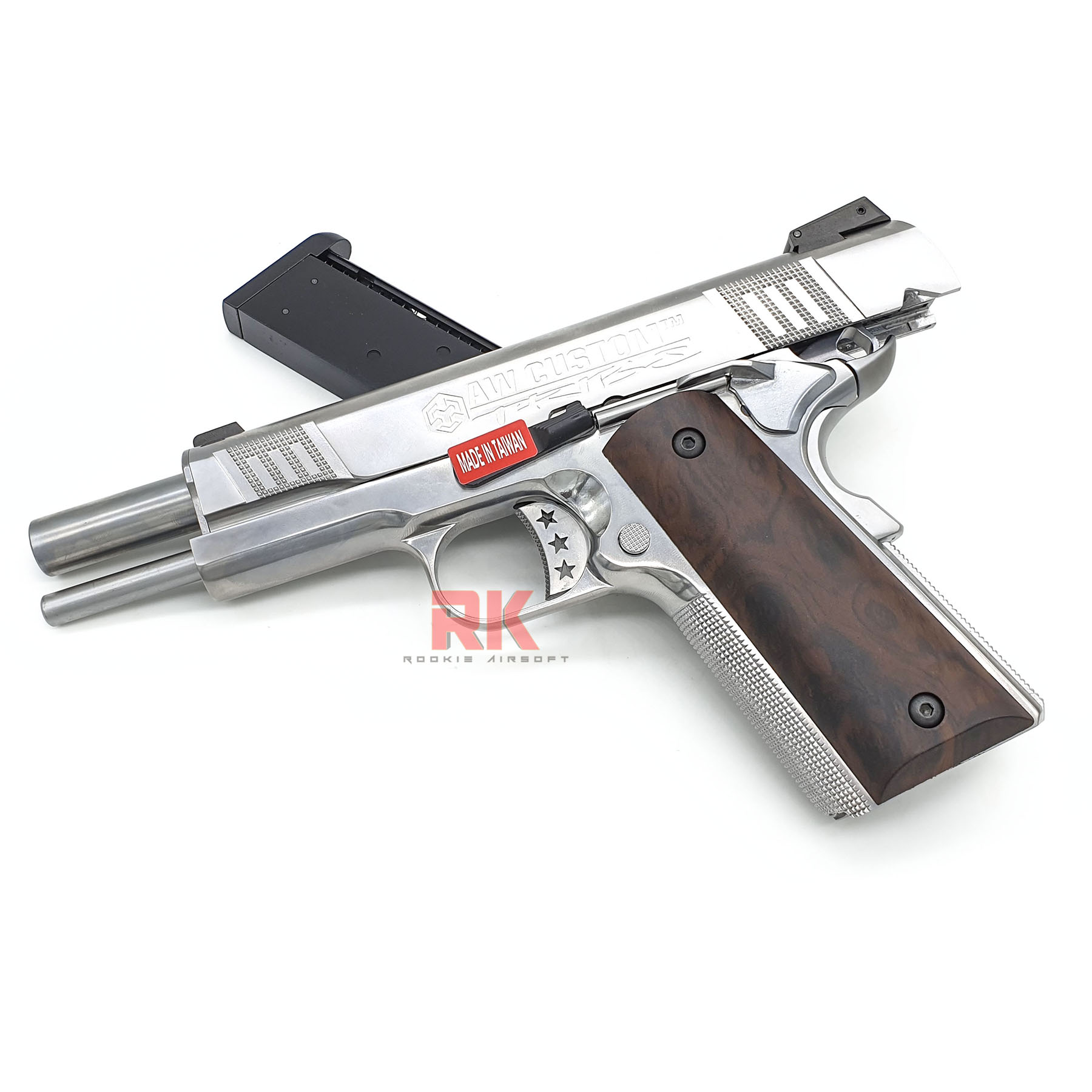 AW NE3001 M1911A1 Cabot Guns - Silver