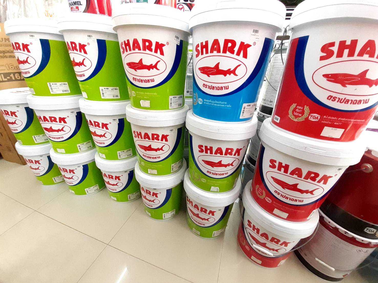 สีน้ำภายใน ฉลาม ถัง (18ลิตร)