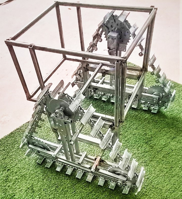 ชุดล้อตีนตะขาบ สายพานหุ่นยนต์ พร้อมตัวโครง Ex