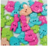 Love button - Sweet col. (500g/pack)