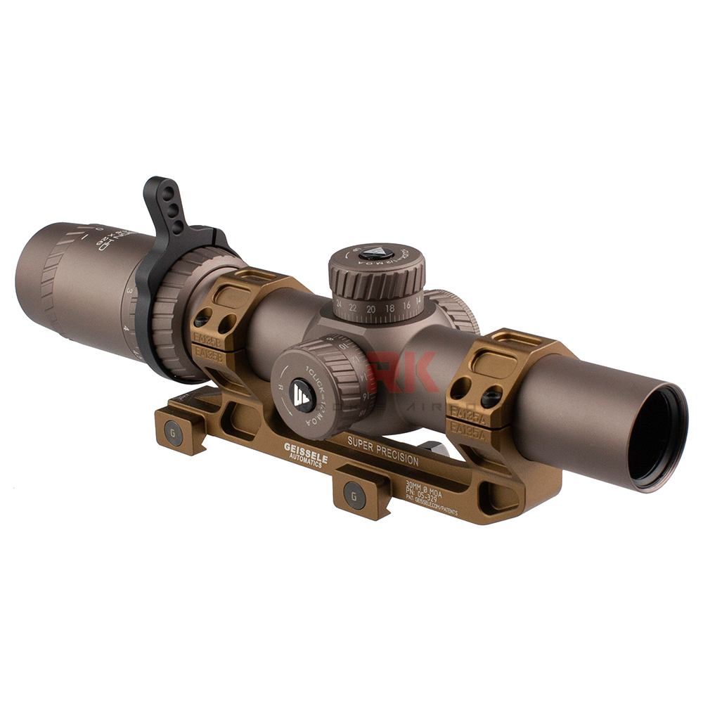 Arrow Optics AIMTAC Vision HD 1-4.5x26mm Rifle Scope (FDE)
