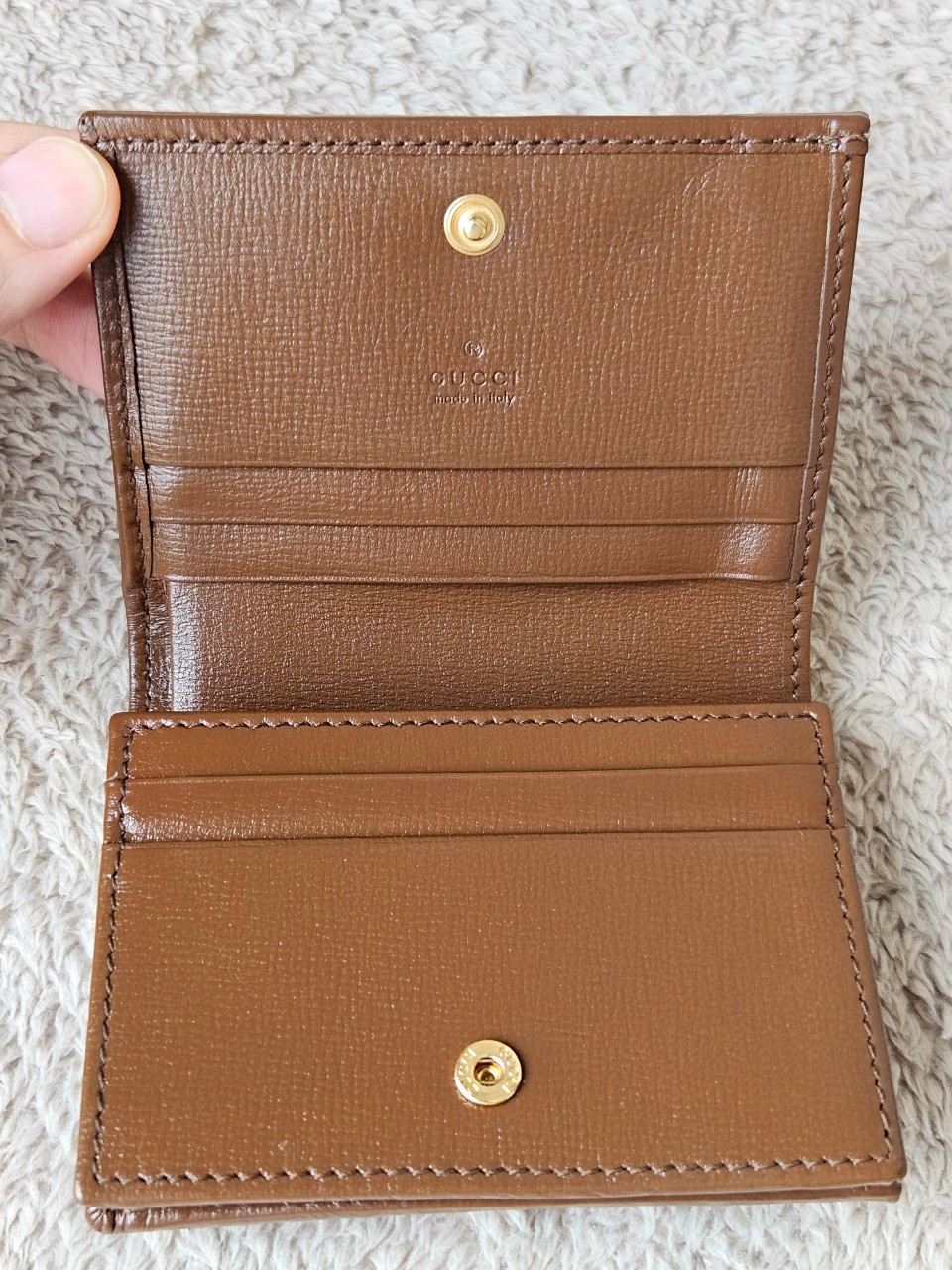 Gucci Horsebit Card Case Wallet