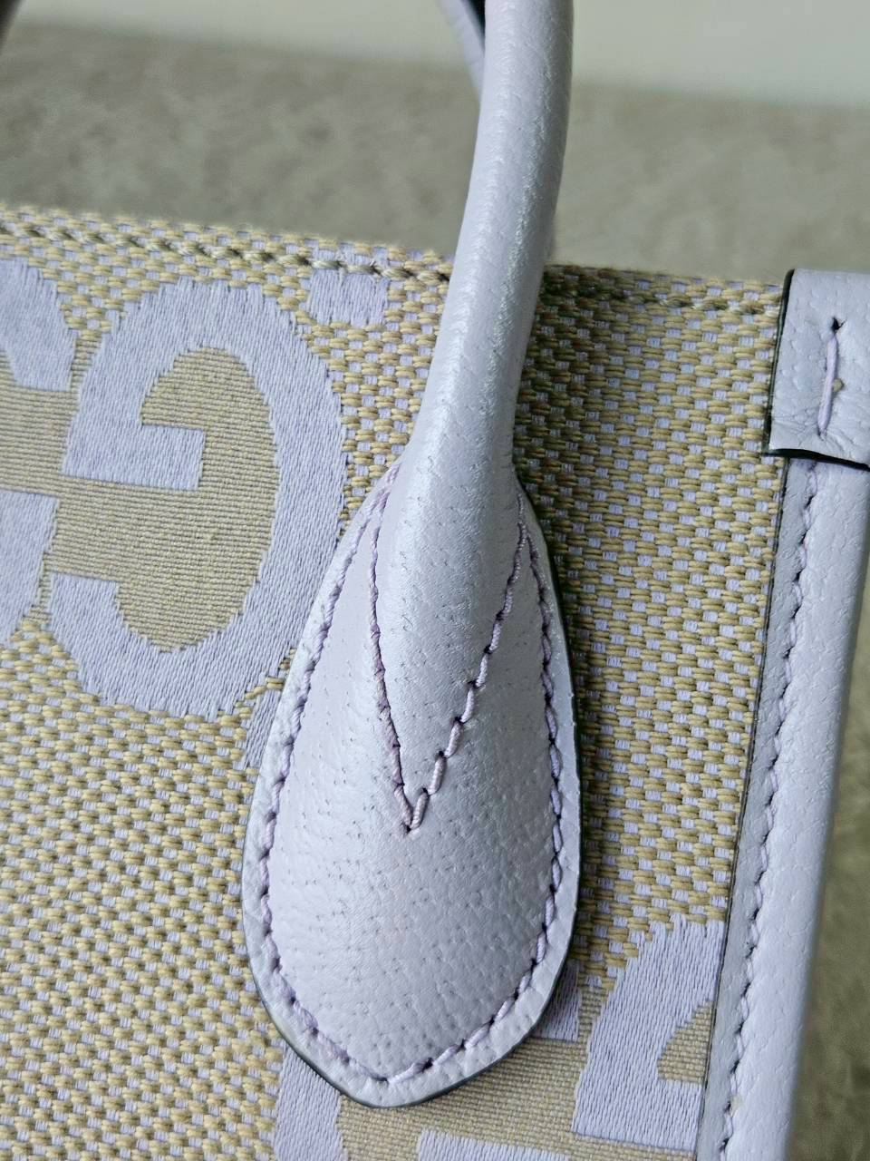 Gucci Jumbo GG Canvas Vertical Mini Tote