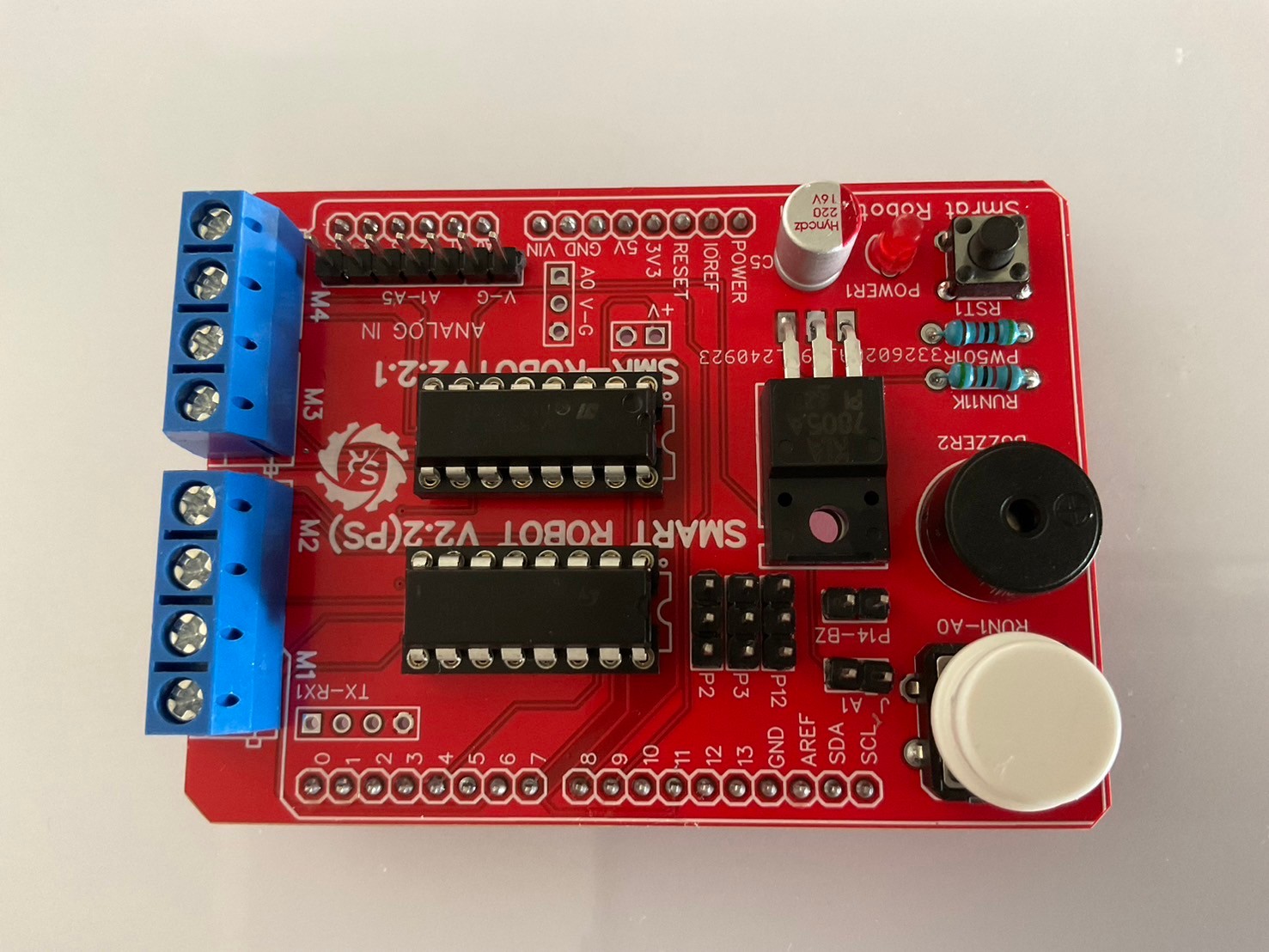 SMR บอร์ดหุ่นยนต์ระดับผสมบังคับจอย พร้อมใช้งาน (ไม่รวมบอร์ดarduino uno)