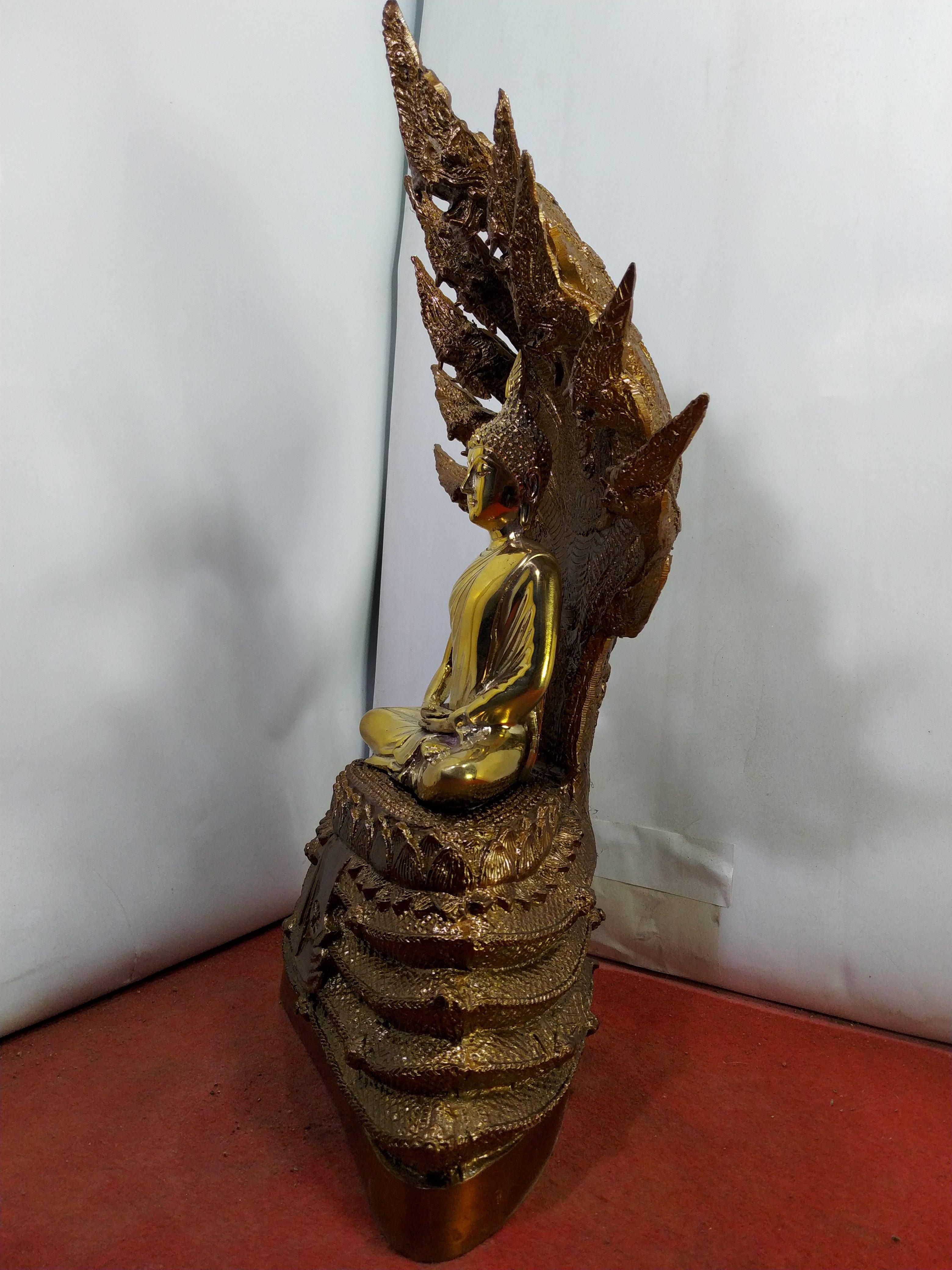 พระนาคปรก นาค9เศียร ฐาน8นิ้ว ถอดฐานได้