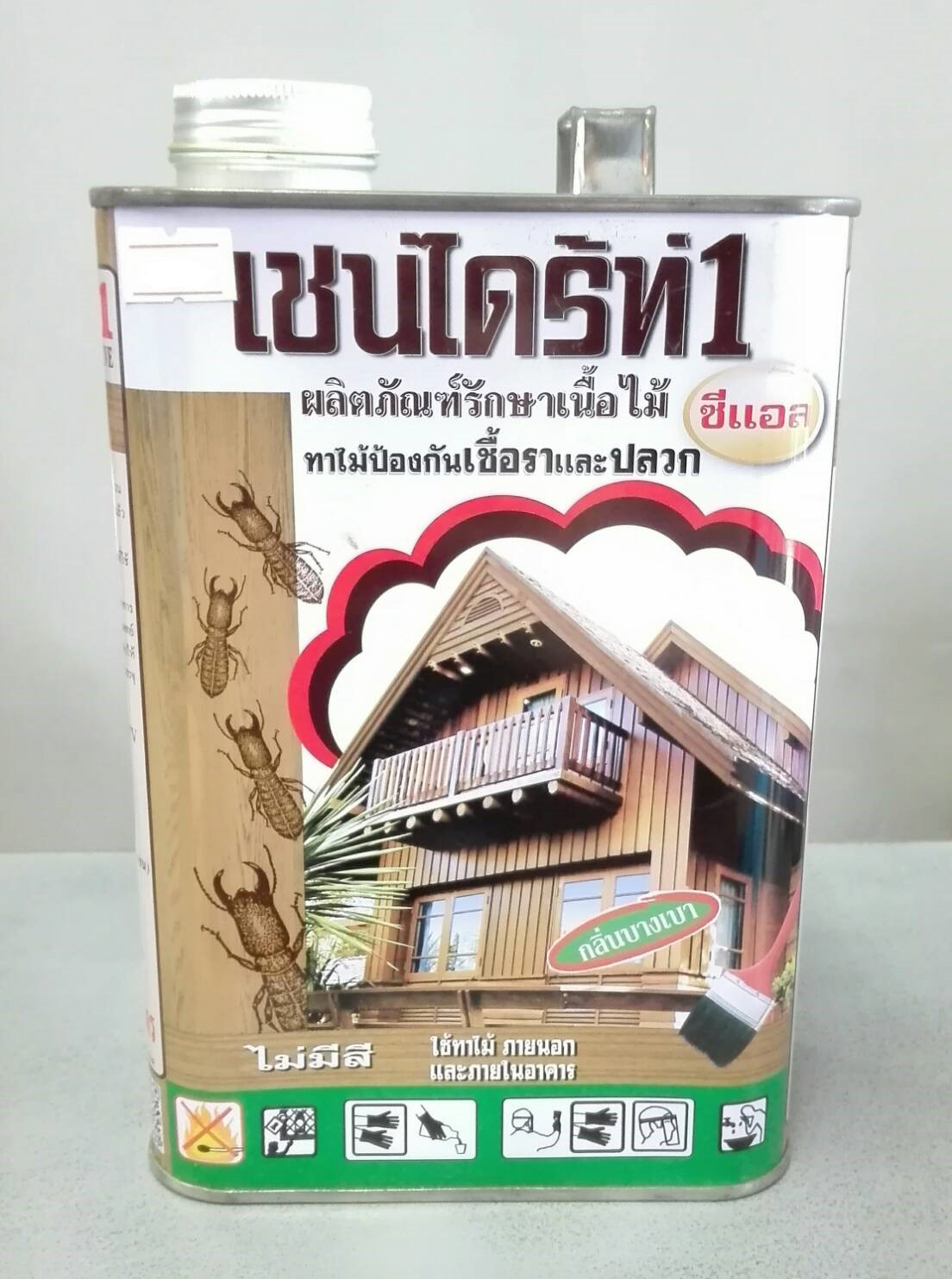 เชนไดร้ท์ ทาไม้ สีใส