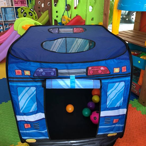 บ้านบอลรถตำรวจ Police Car พร้อมบอลเล็ก 50 ลูก