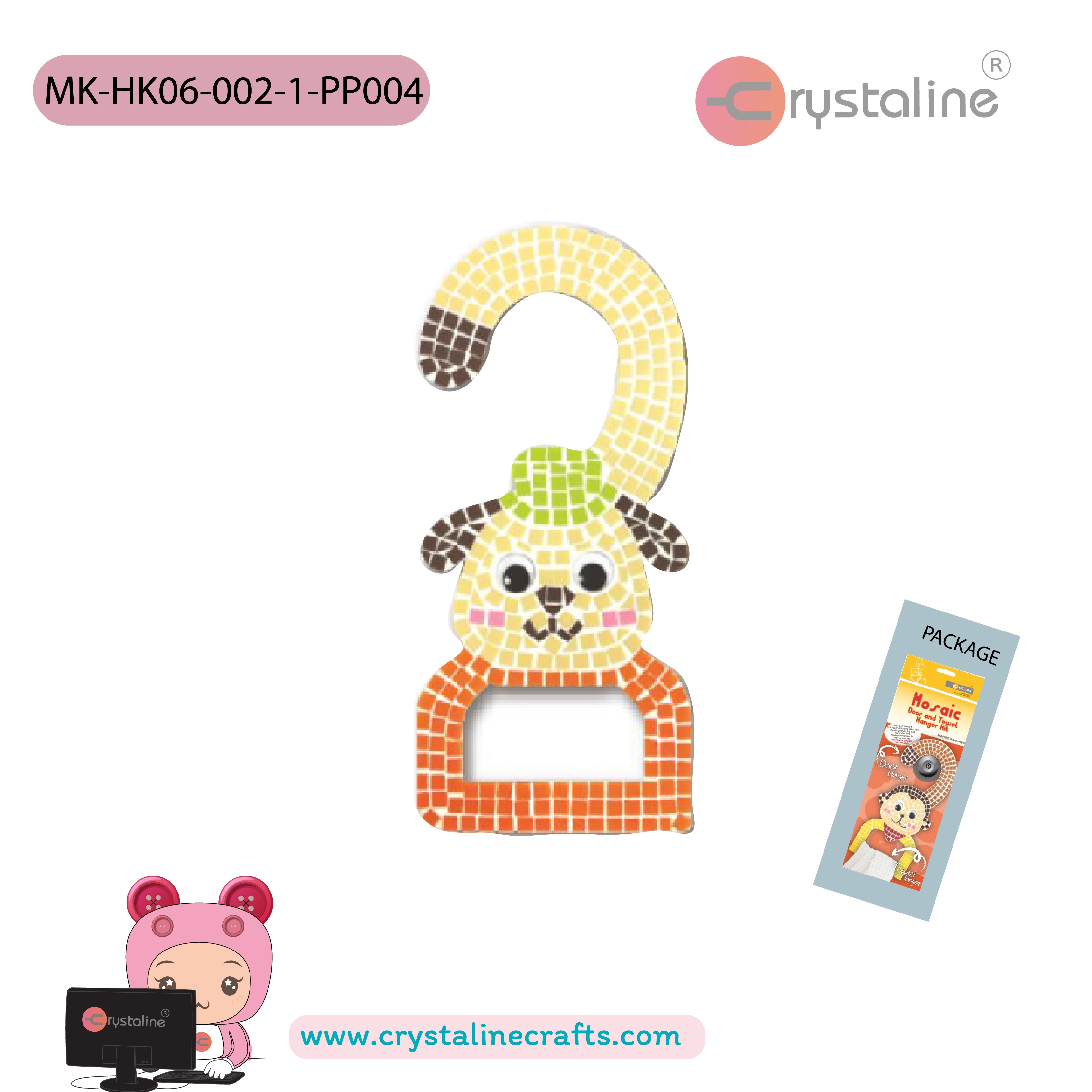 Door hanger kit - Dog (size 20x9 cm,1pc/pack)