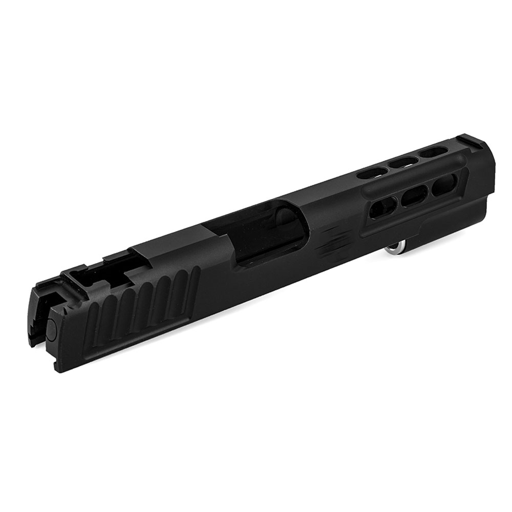Airsoft Masterpiece STI DVC 3 Gun Standard Slide for Hi-CAPA / 1911 (Black)