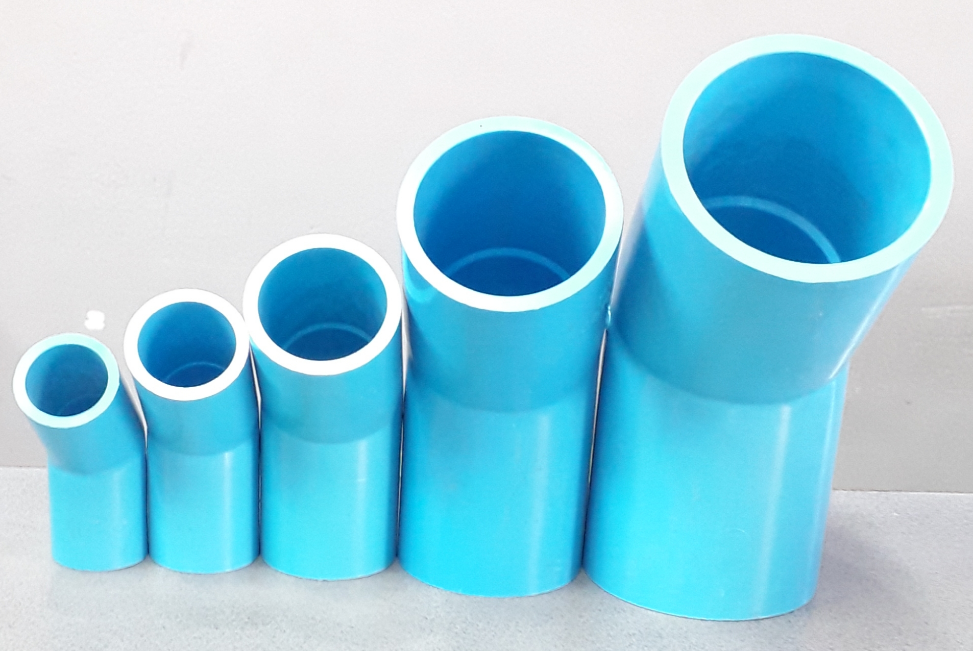 ข้องอ 45 PVC ตราช้าง