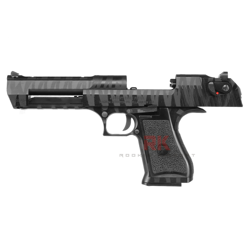 Cybergun / WE Desert Eagle Tiger Stripe .50AE GBB Pistol (Black)