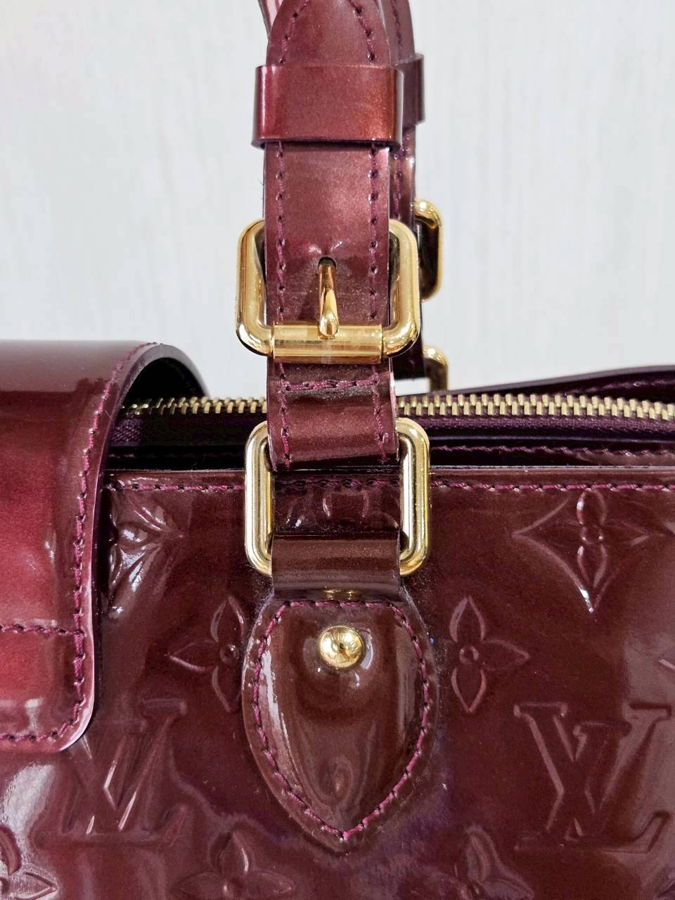 LV M91390 Melrose Amarante Vernis