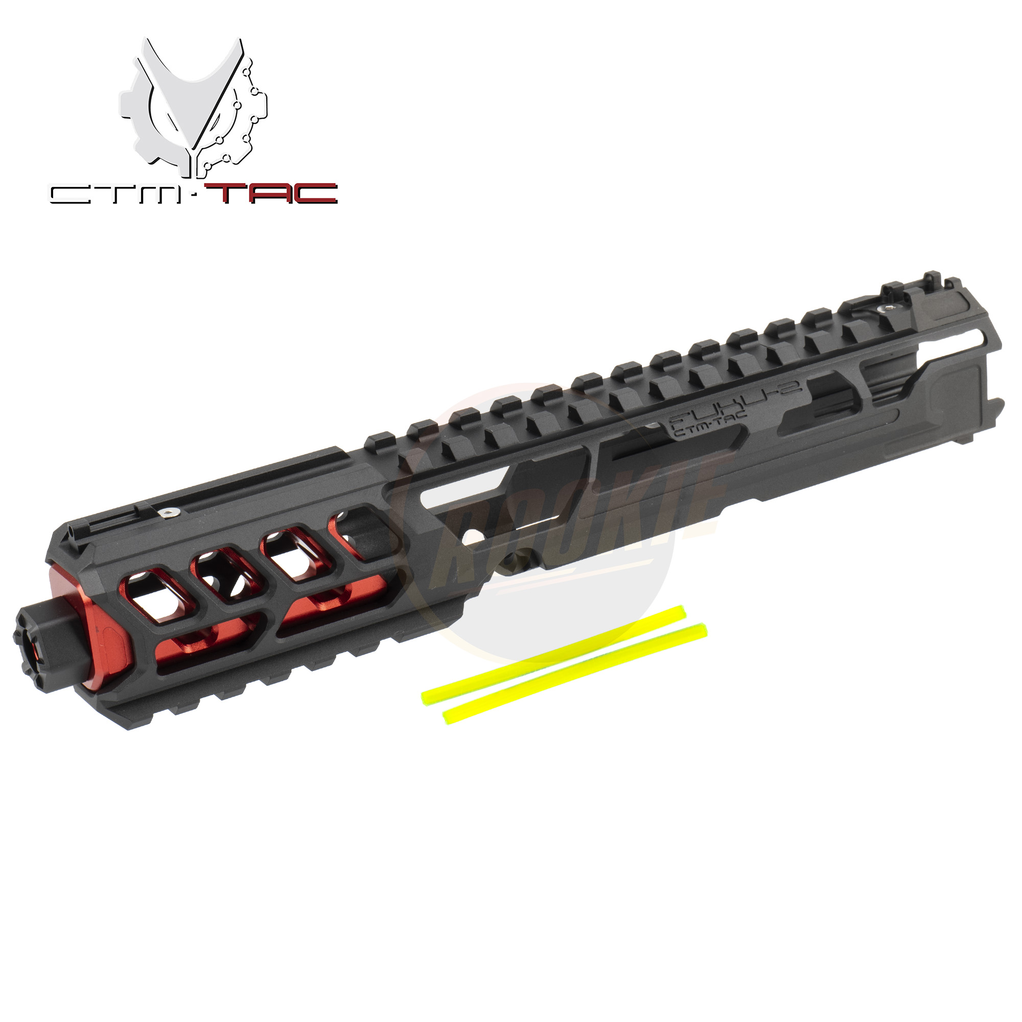 CTM FUKU-2 Upper Set (Long Cutout Version) for AAP-01 - Black & Red