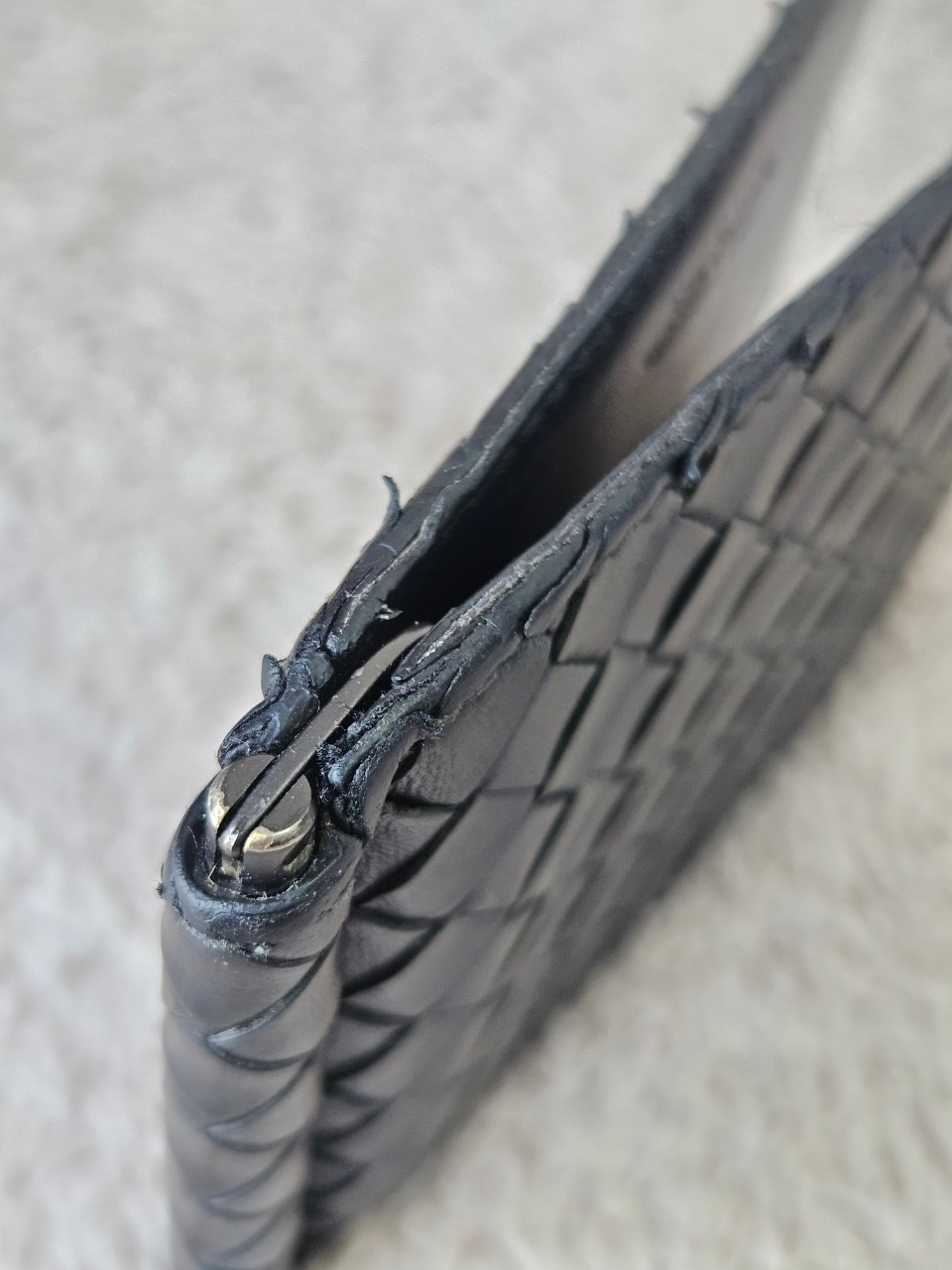 Bottega Money Clip สีดำ