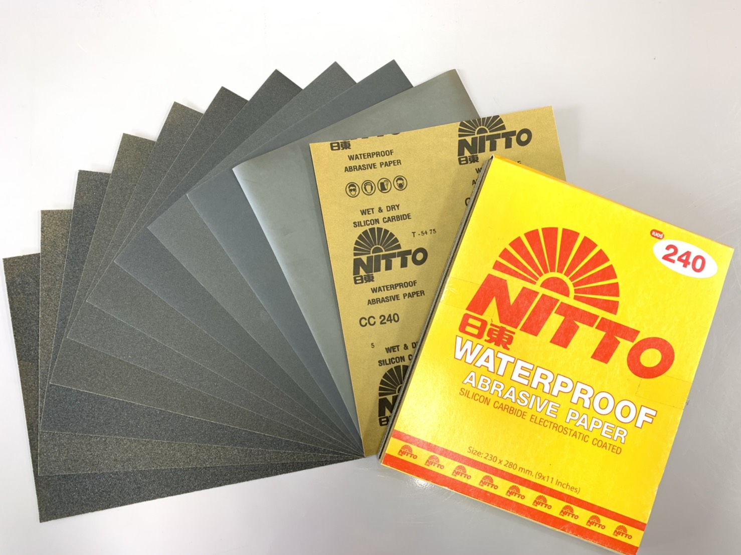 กระดาษทรายน้ำ NITTO (แผ่นละ)