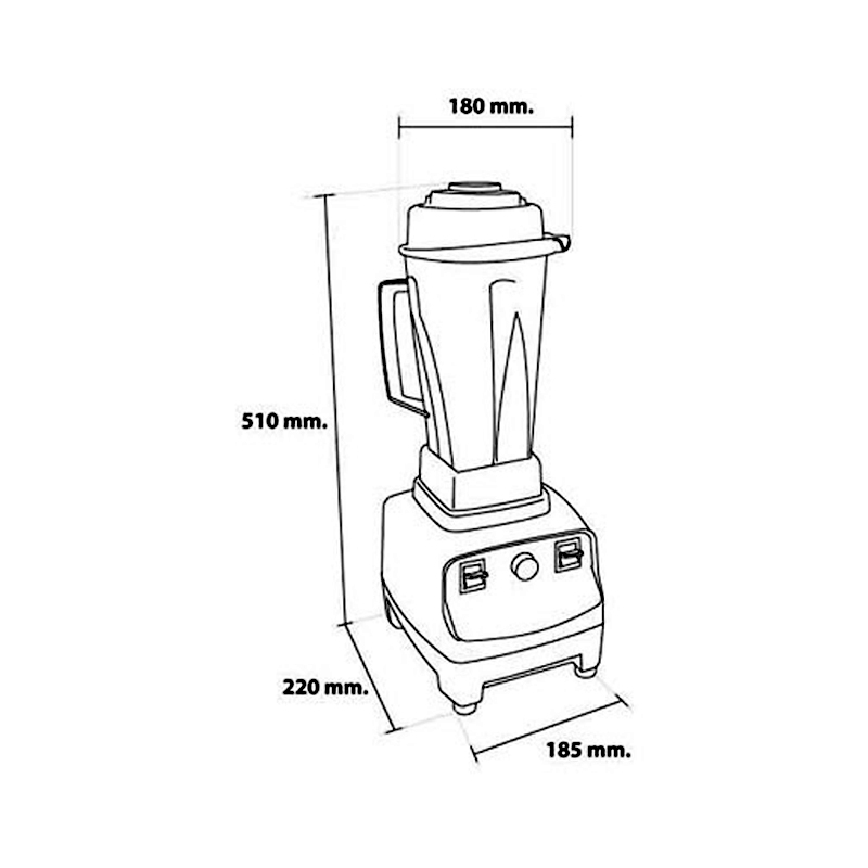 IMIX Professional nutrition blender 1800 W.