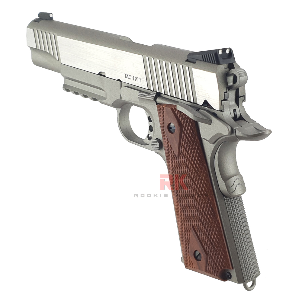 KWC M1911 Tactical Co2 GBB - Silver