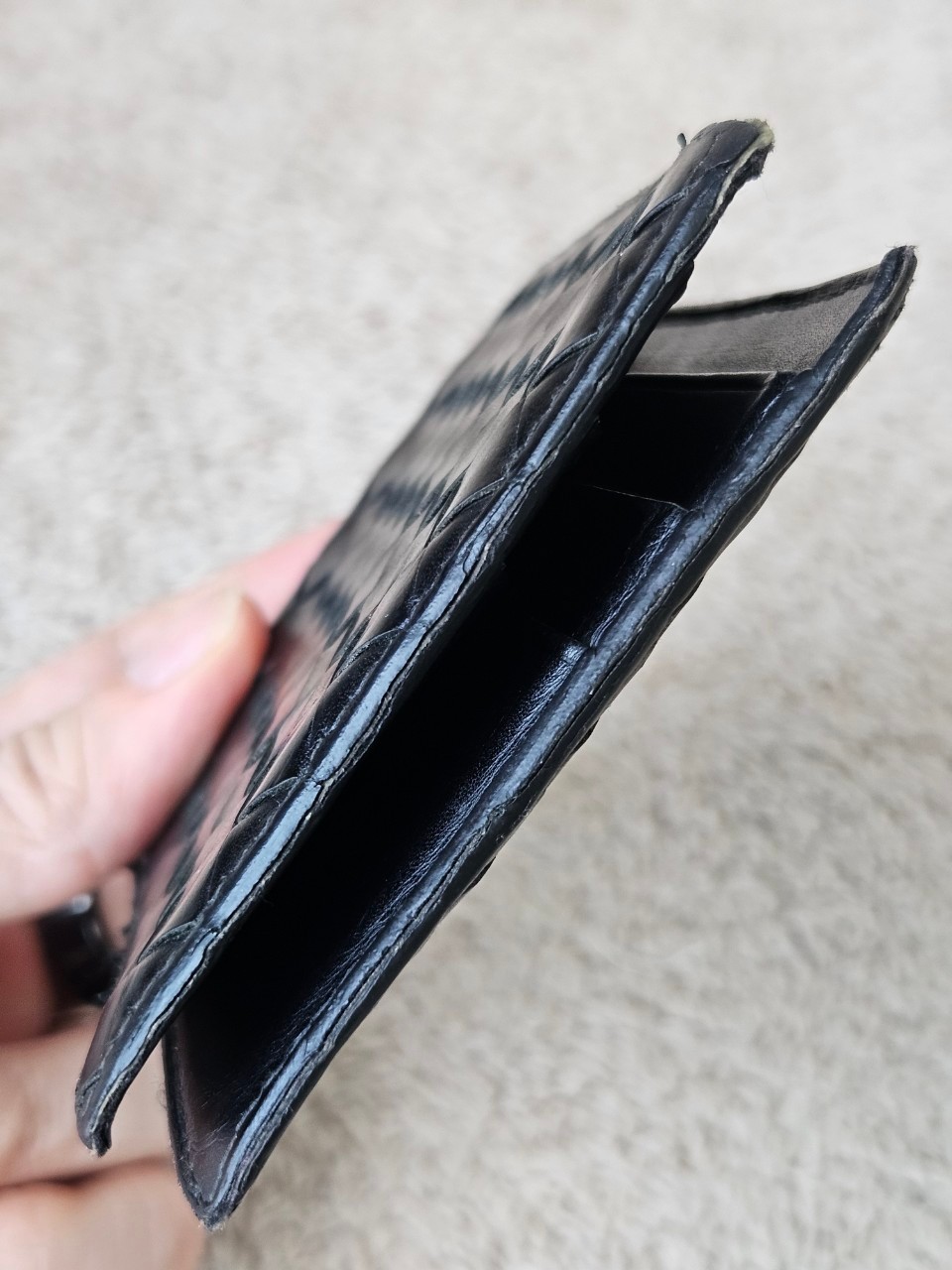 Bottega Money Clip สีดำ