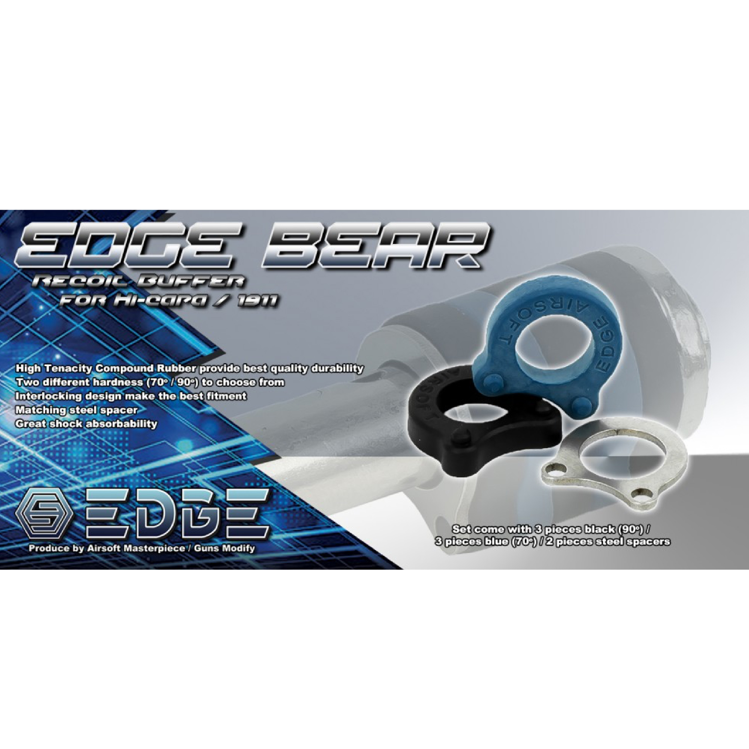 EDGE BEAR Recoil Buffer Set for Hi-CAPA