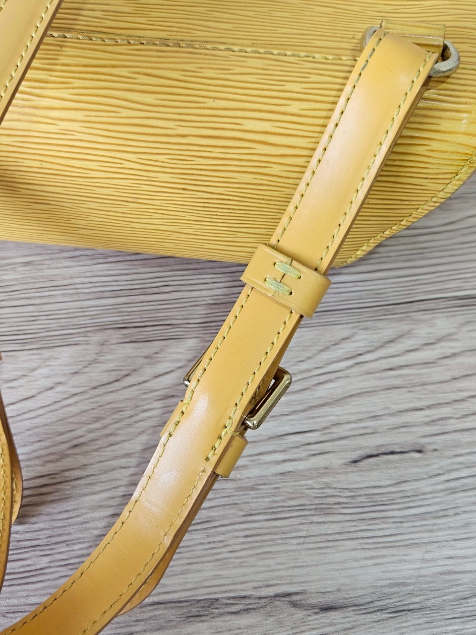 LV Yellow Epi Mabillon Backpack