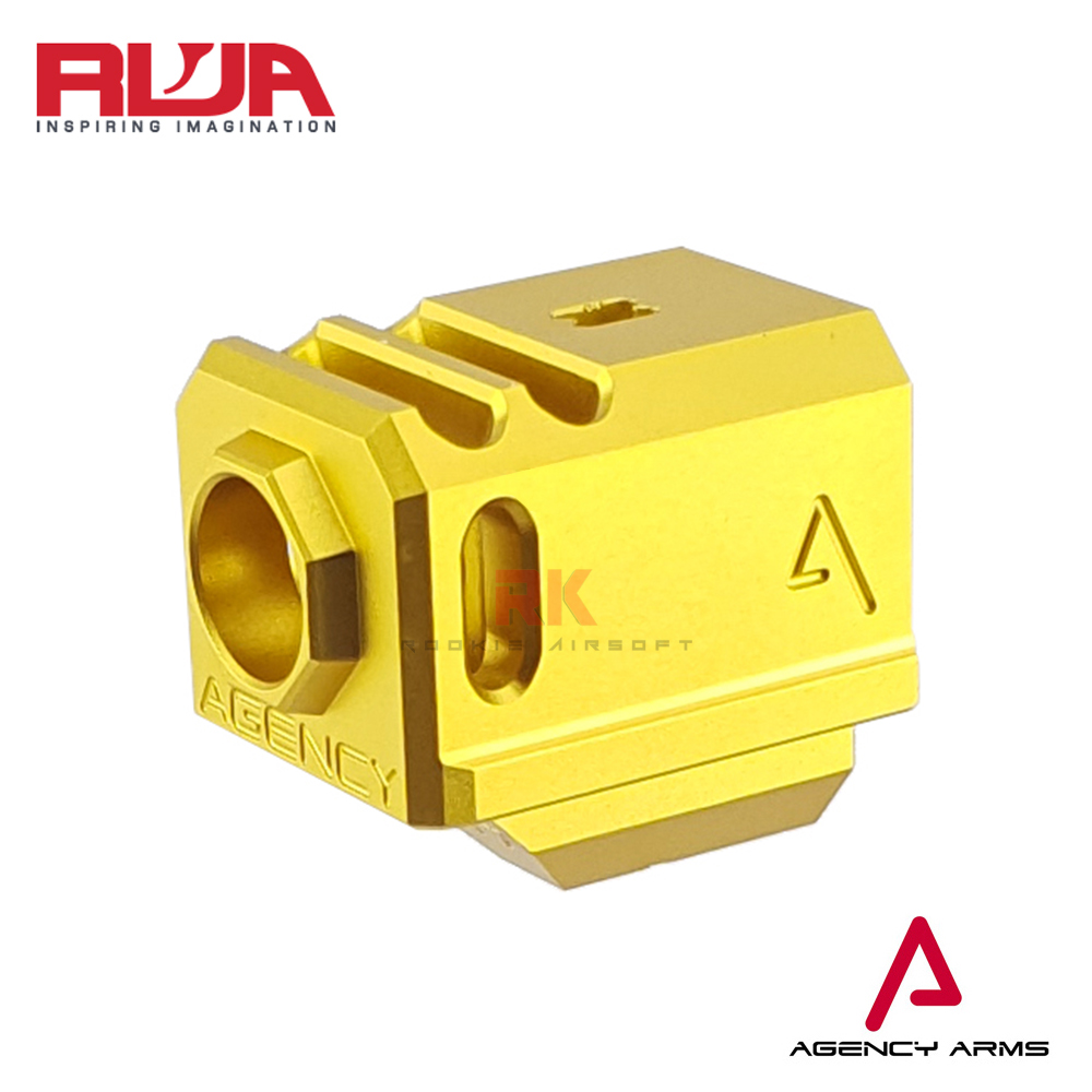 RWA Agency Arms 417 Dual Port Compensator (14mm CCW) - Gold