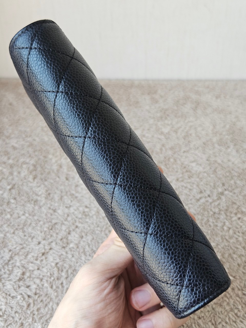 Chanel Sarah Black Cavier SHW