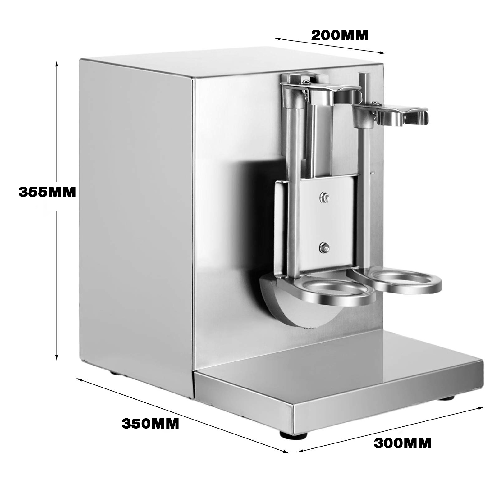 2-Head Bubble Tea Shaker | High-Quality Stainless Steel