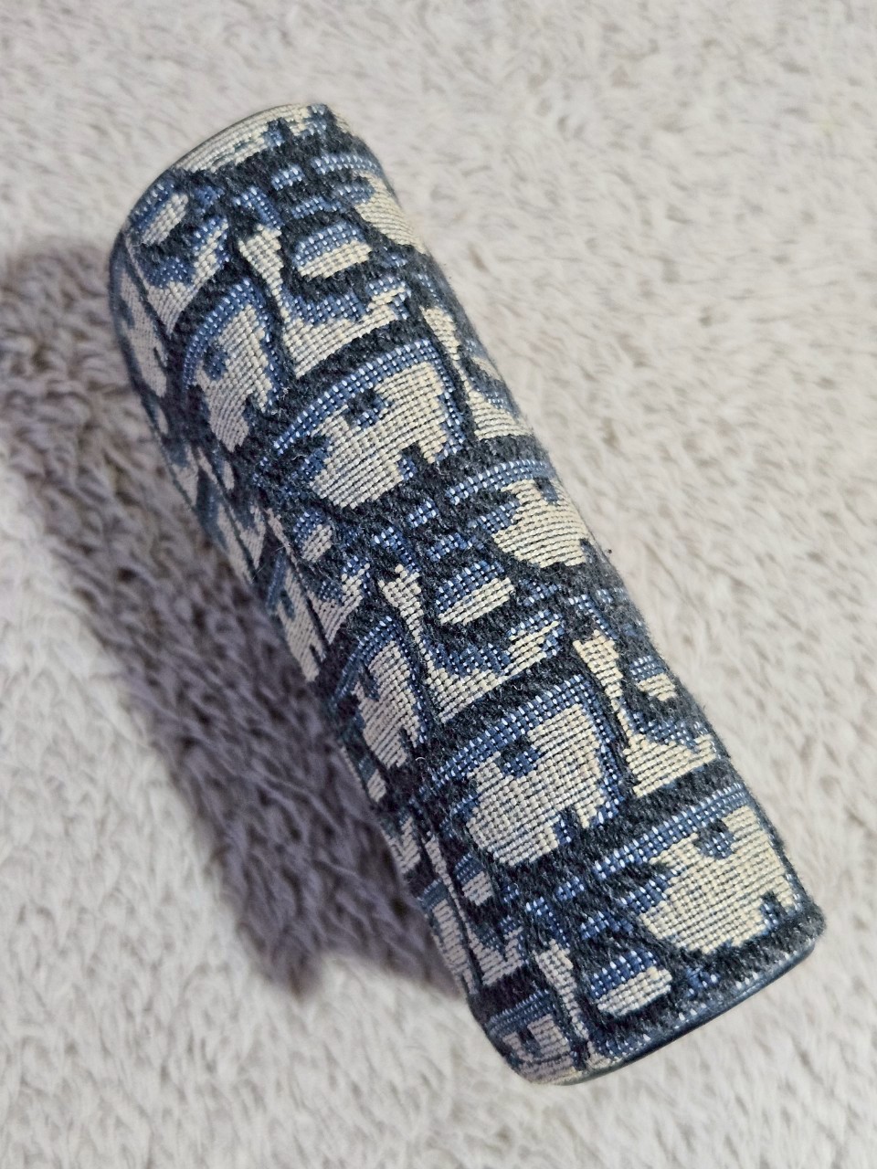 Dior Saddle 5 Gusset Card Holder Blue Dior Oblique Jacquard