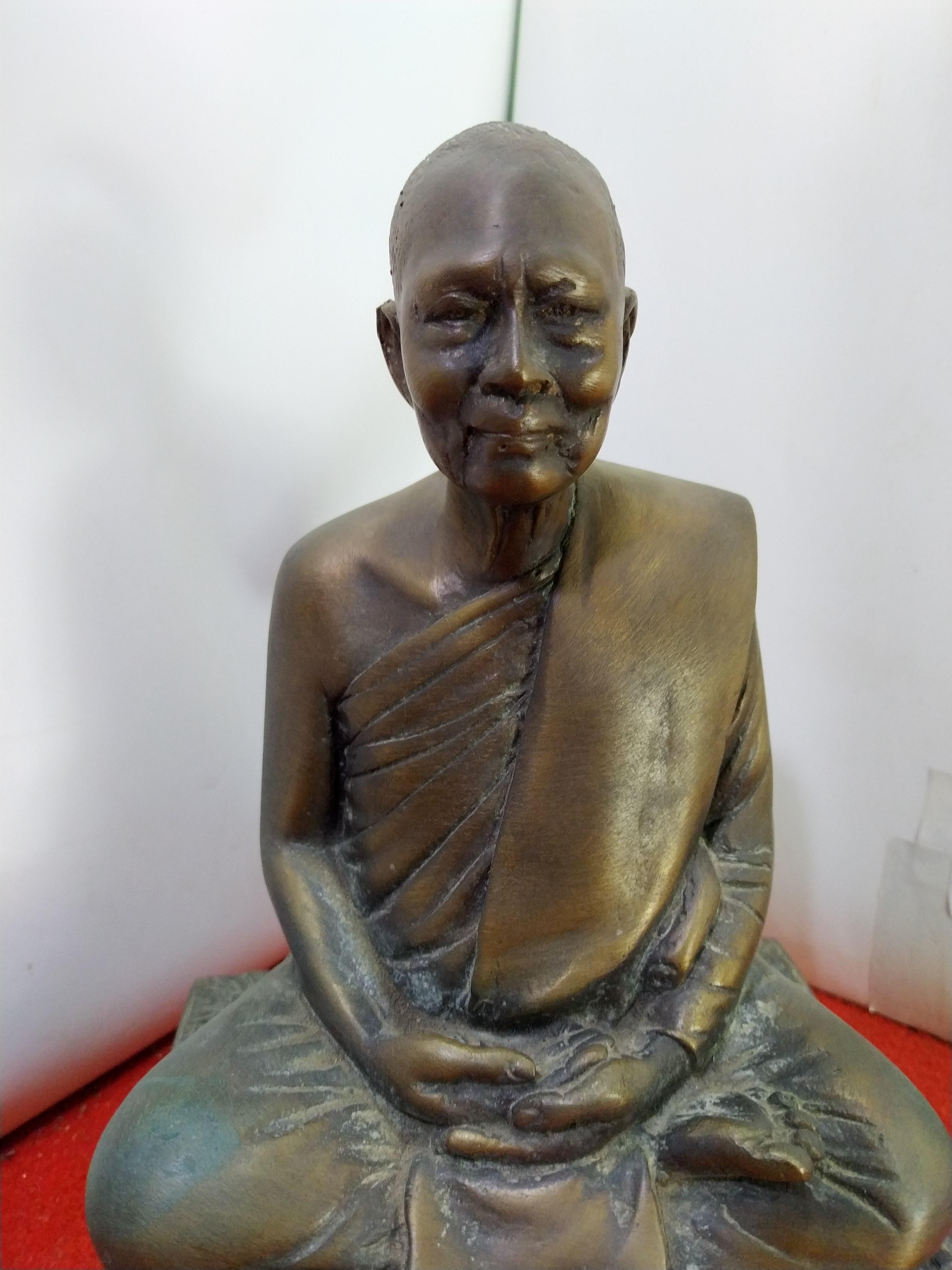 หลวงปู่ศรีจันทร์ วณฺณาโภ วัดศรีสุทธาวาส (เลยหลง) อ.เมือง จ.เลย หน้าตัก 5 นิ้ว