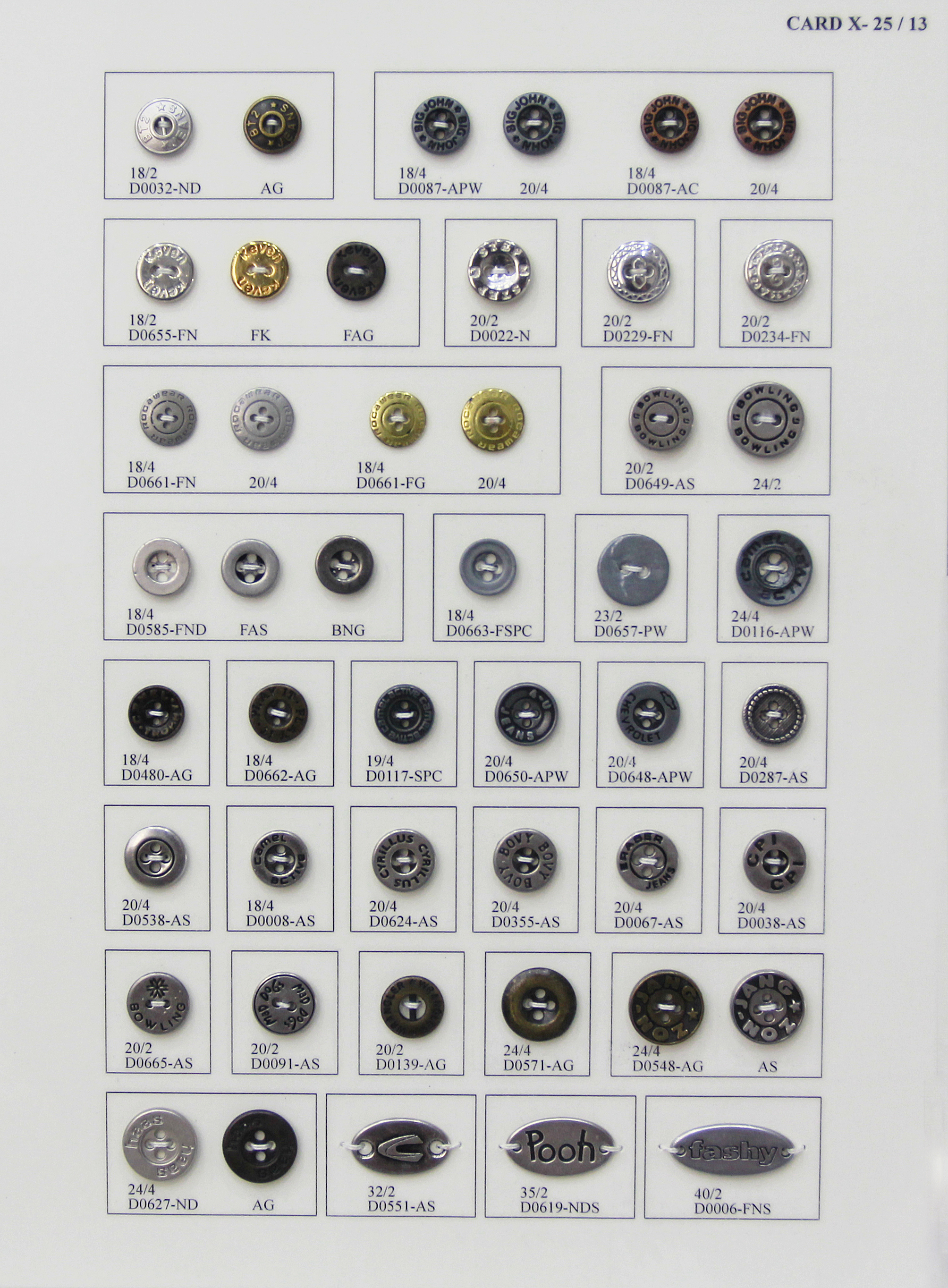 METAL BUTTONS