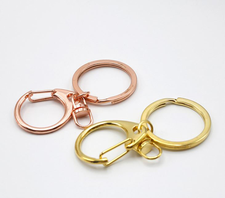 ขายส่ง(20ชิ้น) อะไหล่พวงกุญแจ DIY ยาว 6ซม. ห่วงพวงกุญแจ ตะขอพวงกุญแจ ตะขอตัว D แบบเซ็ทแต่งตัวห้อยข้อต่อ