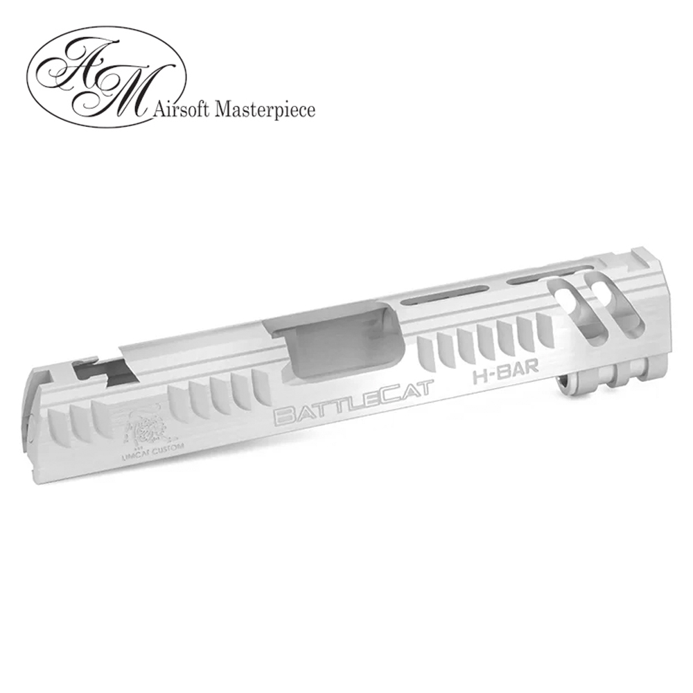 Airsoft Masterpiece Limcat Battlecat 4.3 Standard Slide for Hi-CAPA (Silver)