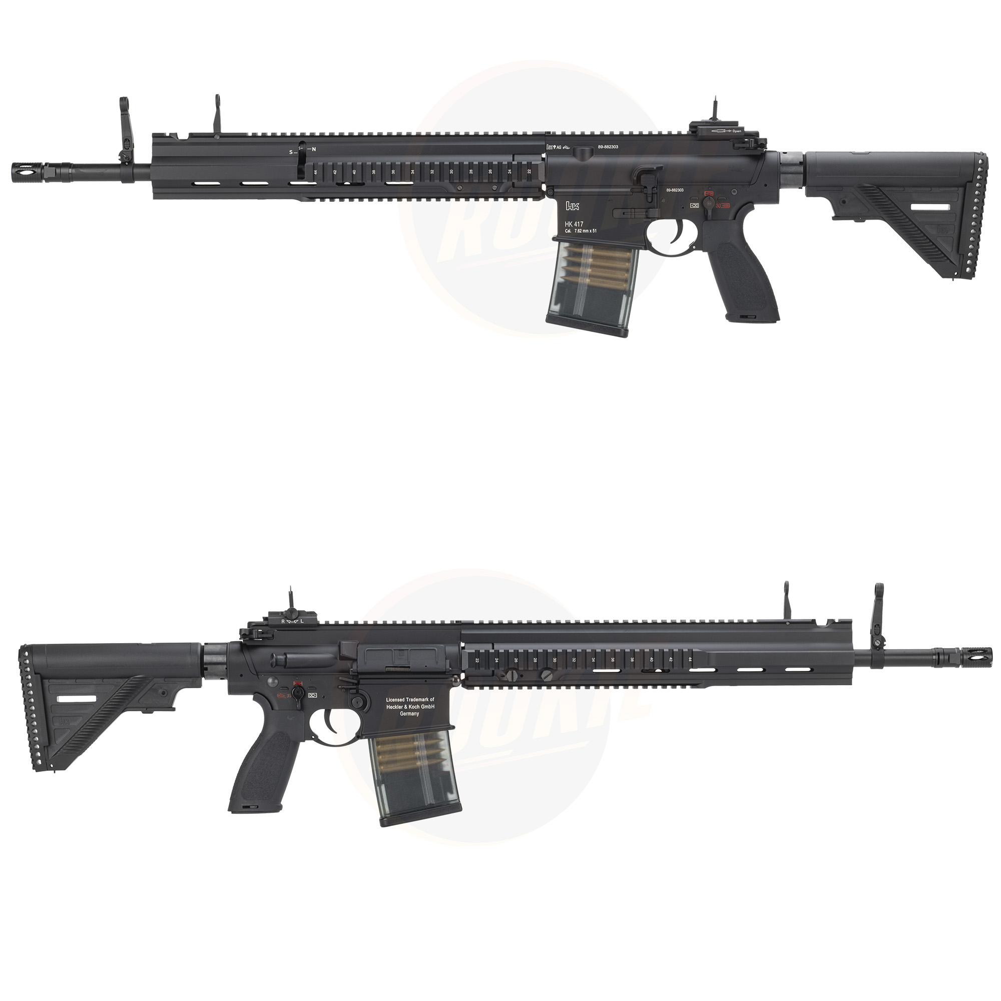E&C 202 S2 HK417 A2 AEG - 16" Handguard / 20" Barrel