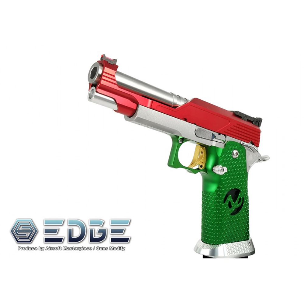 EDGE Custom "INF" Aluminum Grip for Hi-Capa - Silver