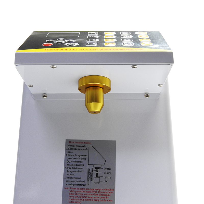 Automatic syrup dispenser with 1 dispenser head