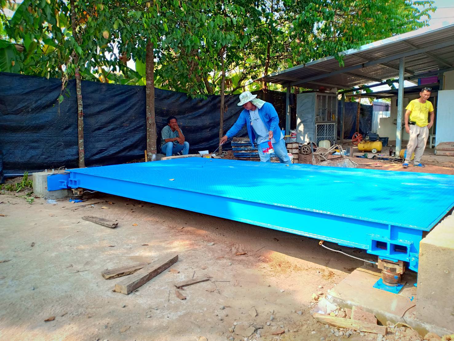 TRUCK SCALE เครื่องชั่งรถบรรทุก5-10ตัน เครื่องชั่งรถบรรทุก 5 ตัน