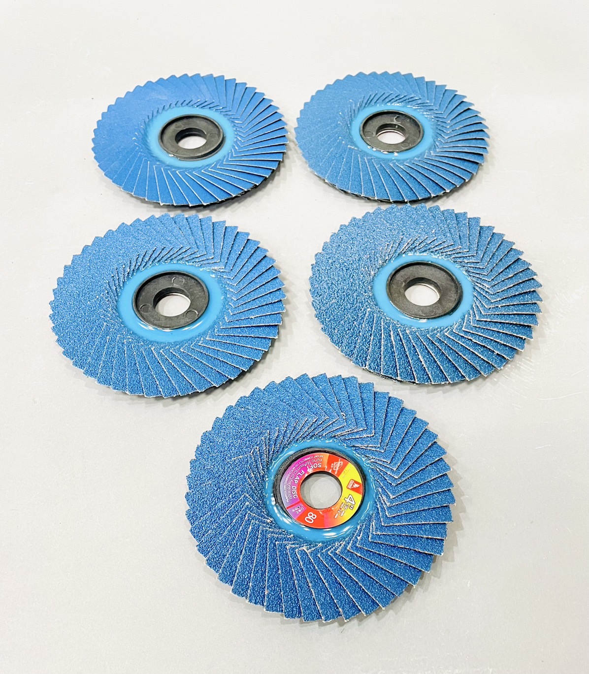 ผ้าทรายจานเรียงซ้อน หลังอ่อน