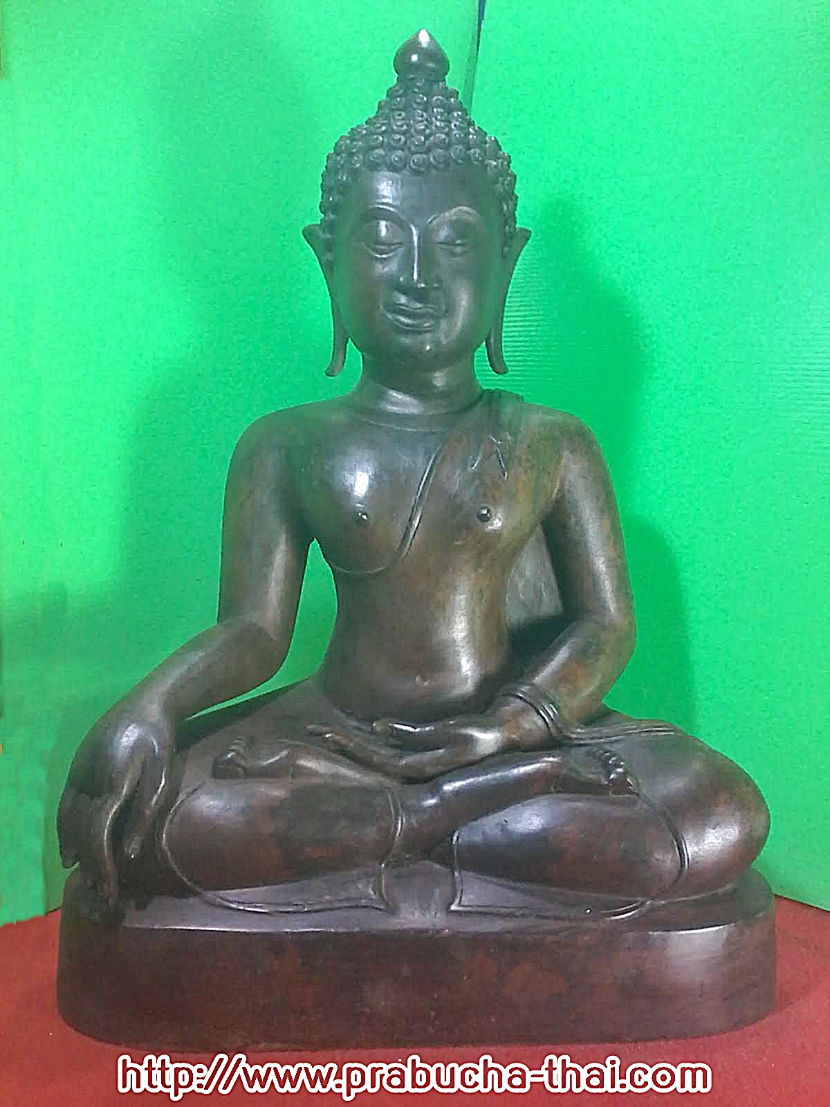 พระเชียงแสน สิง 1 ปางชนะมาร ขัดสมาธิเพชร หน้าตัก 12 นิ้ว