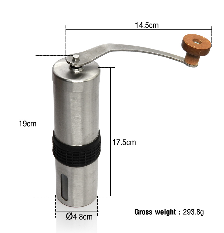 Portable coffee grinder-Ceramic burrs