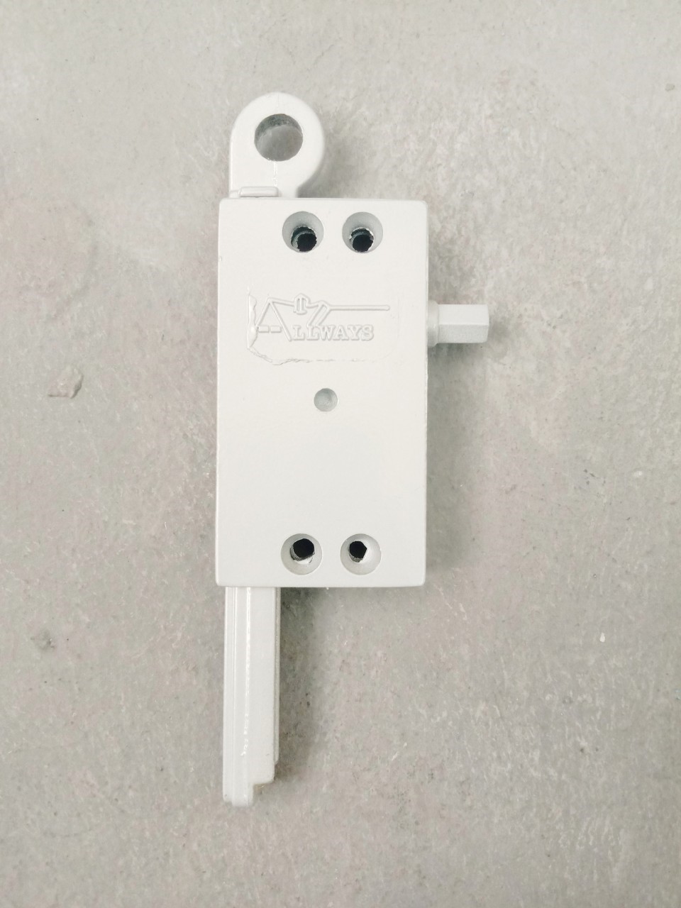 มือหมุนบานเกล็ดชุบซิงค์